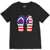 paire de tongues am&eacute;ricaine V-Neck Tee