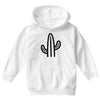 minimalistic cactus Youth Hoodie