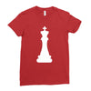 Chess King and Pawn Ladies Fitted T-Shirt