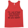 i'm oun of bed Tank Top
