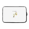 let's get naked Laptop sleeve