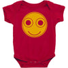 funny smiley face Baby Bodysuit