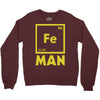 chemical element for iron man Crewneck Sweatshirt