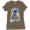 walt smash! Ladies Fitted T-Shirt
