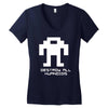 berzerk robot Women's V-Neck T-Shirt