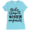 girls compete, women empower Ladies Fitted T-Shirt