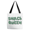 Snack Queen Tote Bags