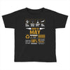 Born May Multitasking Problem Solving Tees Toddler T-shirt