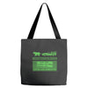delorean trail Tote Bags