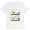work hard blaze hard V-Neck Tee