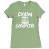 chain smoker disc Ladies Fitted T-Shirt