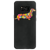 dachshund flower 2 Samsung Galaxy S8 Case