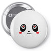 panda face Pin-back button
