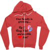 Our Family is Growing Zipper Hoodie