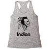 indian warrior fighter Racerback Tank