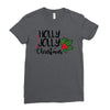 holly jolly christmas Ladies Fitted T-Shirt
