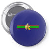 all around the world Pin-back button