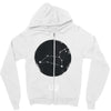 Leo Zodiac Sign Minimal Design Zipper Hoodie