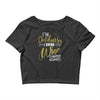 wine outside Crop Top