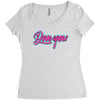love you baby Women's Triblend Scoop T-shirt