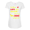 mans best friend Maternity Scoop Neck T-shirt