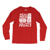real men use 3 pedals Long Sleeve Shirts