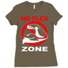 no flex zone arm gym workout Ladies Fitted T-Shirt