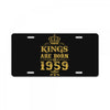 kings are born in 1959 License Plate