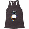 who loves poodle Racerback Tank
