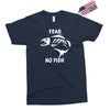 fear no fish bone skeleton Exclusive T-shirt