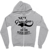 New Grandpa 2018 Rokie Dept. Zipper Hoodie