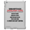 Smartass January Girl iPad 3 and 4 Case