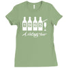 bottles 1965   mens funny Ladies Fitted T-Shirt