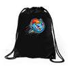 rainbow soccer Drawstring Bags