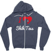 i love shih tzus Zipper Hoodie