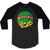 pizza turtle 3/4 Sleeve Shirt