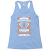 Never Underestimate The Strength Of A Leukemia Cancer Warrior Racerback Tank