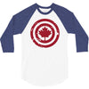 captain canada 3/4 Sleeve Shirt