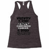 halloween is scary but carcinoid cancer is deadly spread the word help Racerback Tank