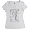 black metal phillip Women's Triblend Scoop T-shirt