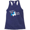 unicorns are just horny ponies Racerback Tank