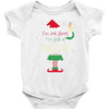 i'm not short i'm just a tall elf Baby Bodysuit