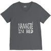 namaste in bed off shoulder V-Neck Tee