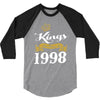 kings are born in 1998 3/4 Sleeve Shirt