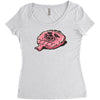 wookie cushion Women's Triblend Scoop T-shirt