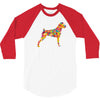 boxer flower 3/4 Sleeve Shirt