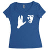 spock star trek leonard nimoy tribute Women's Triblend Scoop T-shirt