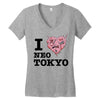 i love neo tokyo Women's V-Neck T-Shirt