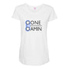 gone gamin logo Maternity Scoop Neck T-shirt