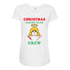 christmas baking team crew angel Maternity Scoop Neck T-shirt
